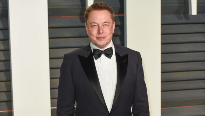Elon Musk at the 87th Academy Awards in 2015