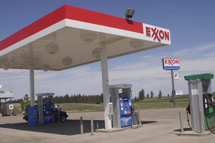 Exxon gas station in 2011