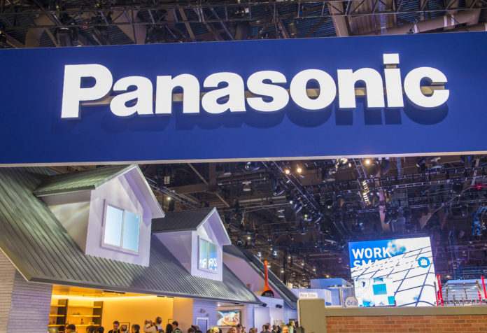 The Panasonic booth at the CES show in Las Vegas in 2016