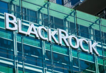 BlackRock sign on an office building in Silicon Valley