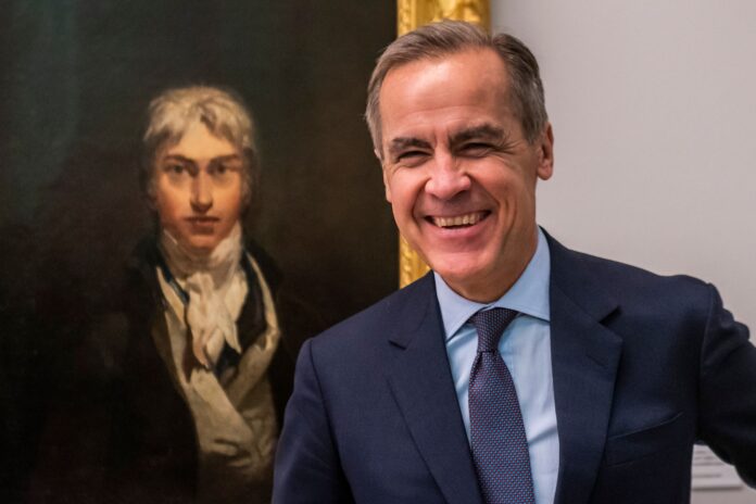 Bank of England Governor Mark Carney in 2020
