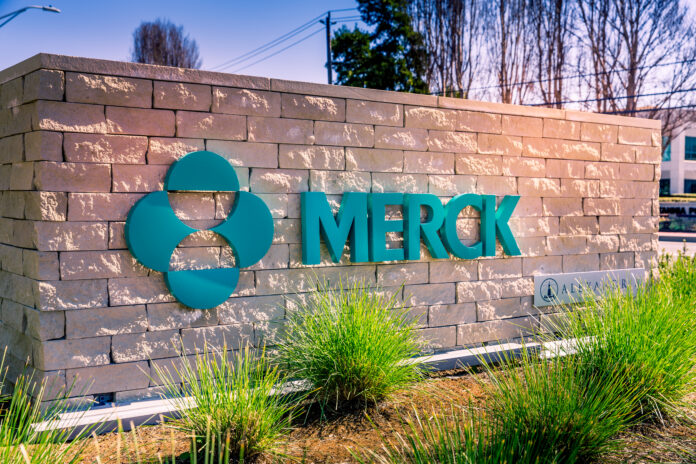Corporate office building of Merck company Research Laboratories in San Francisco