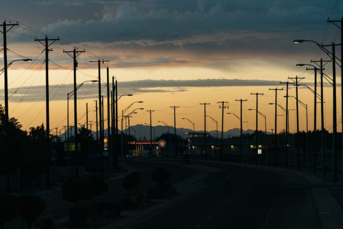 Power Lines, El Paso, TX, USA