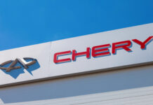 Chery automobile dealership sign