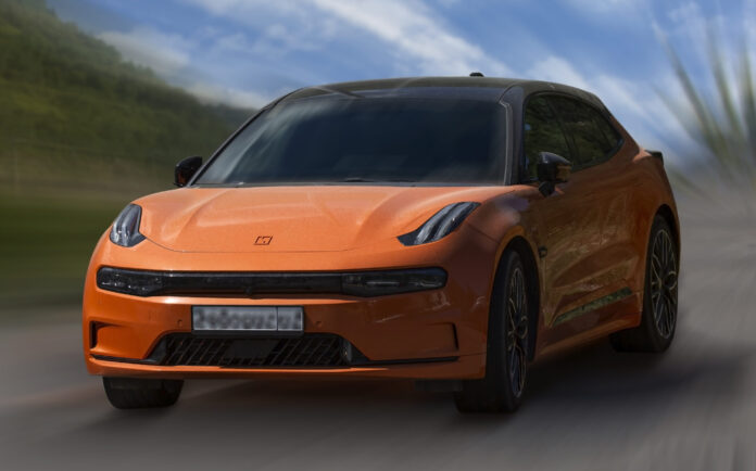 Zeekr sports electric car