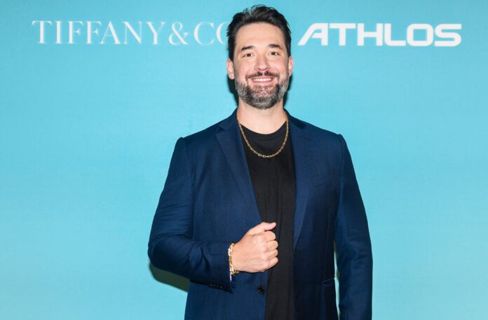 Alexis Ohanian at Tiffany & Co. x Athlos Cocktail Event in September 2024